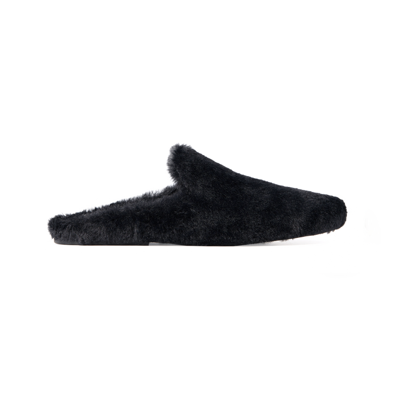 Shearling Slipper - Black