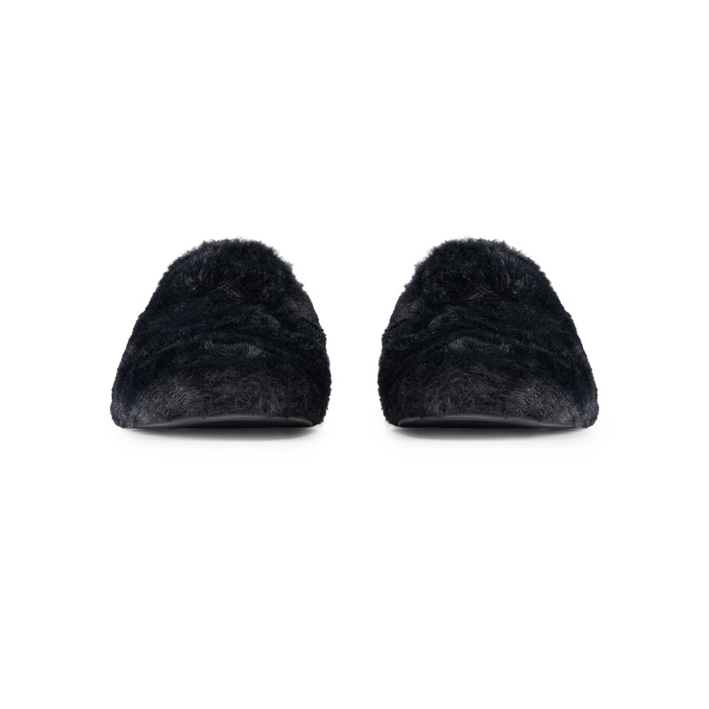 Shearling Slipper - Black