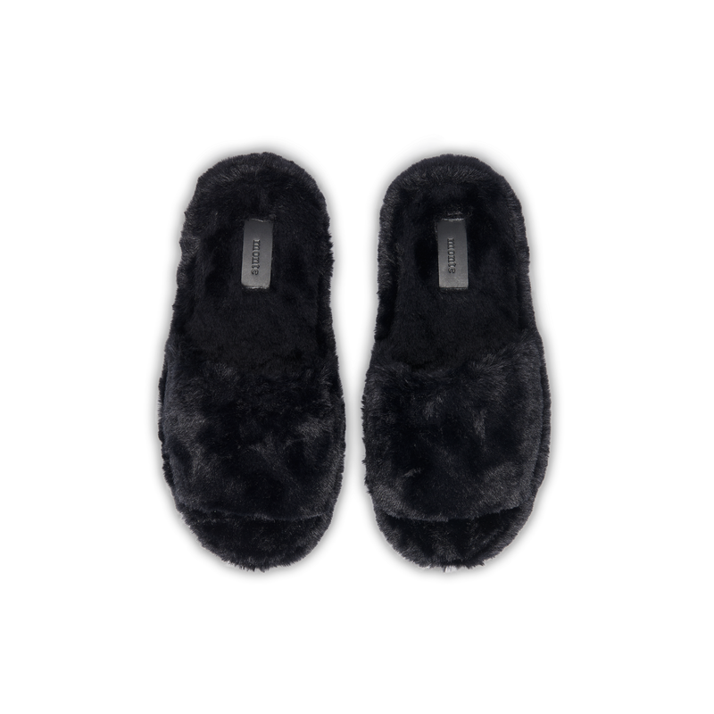 Shearling Slide – Black