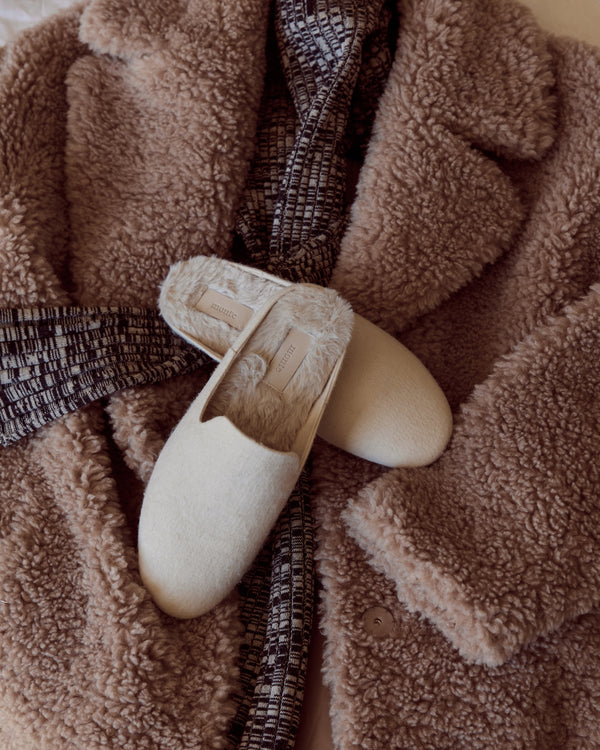 Felt Slipper – Oatmeal