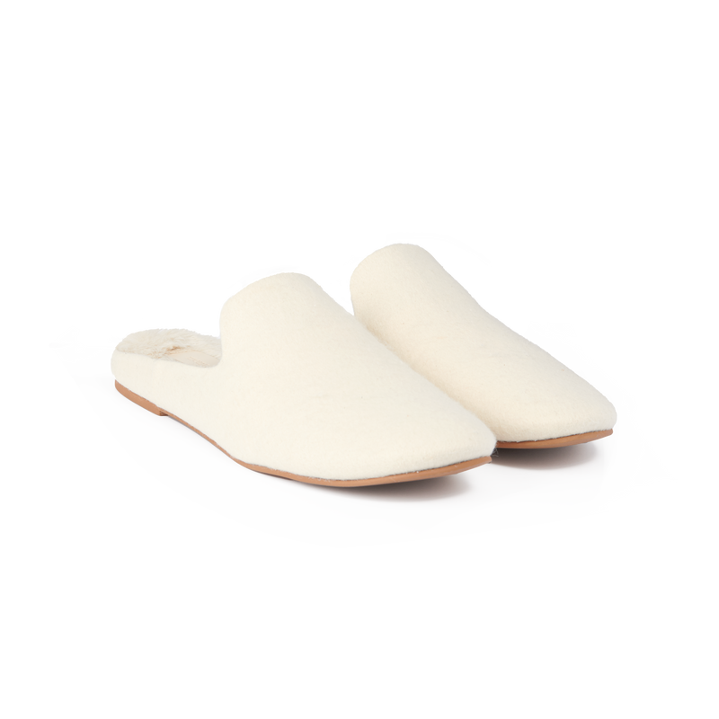 Felt Slipper – Oatmeal