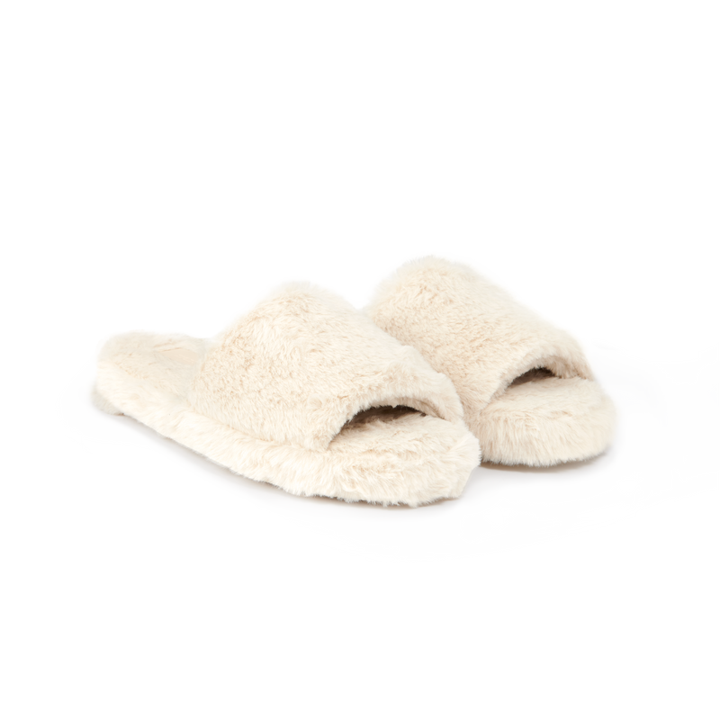 Shearling Slide – Oatmeal