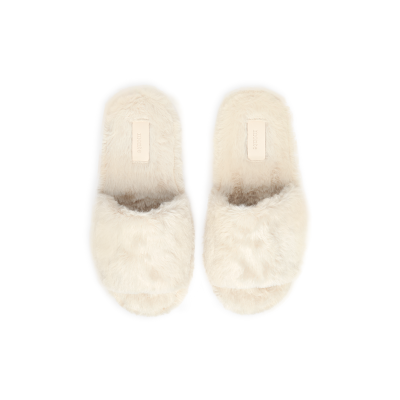 Shearling Slide – Oatmeal